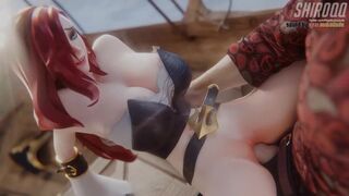 Miss Fortune sex on the boat - 3D Porncraft