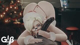 Mercy's gift for her long time patient (GeneralButch) [Overwatch] - 3D Porncraft