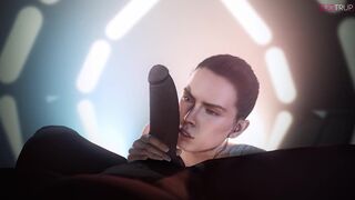 Rey sucking dick (Fugtrup) [Star Wars] - 3D Hentai