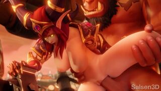 Alexstrasza getting fucked (Salsen) [World of Warcraft] - 3D Hentai