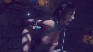Lara's anal plug machine (Gifdoozer) [Tomb Raider] - 3D Hentai