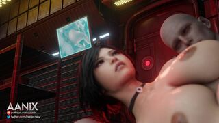 Ada Wong triple anal penetration (Aanix) [Resident Evil] - 3D Hentai