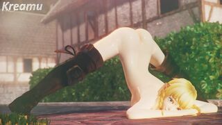 Linkle shaking her booty (Kreamu) [The Legend of Zelda] - 3D Hentai