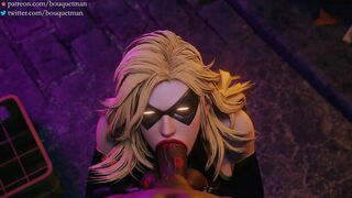 Ms. Marvel sucking dick (bouquetman) [Marvel] - 3D Hentai