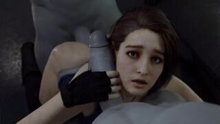 Jill double-teamed (BlueLight) [Resident Evil] - 3D Hentai