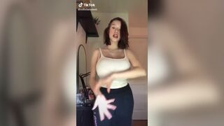So big she can't even dance properly