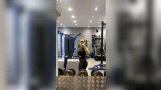 Working out - Big Breasts