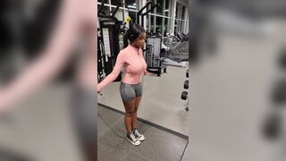 Getting some cardio in - Big Breasts