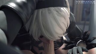 POV: Getting a Blowjob from 2B [HydraFXX] - Automata and the Nier series