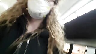 Flashing in the subway