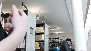 Flashing a complete stranger at the library - Flashing And Flaunting