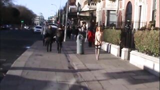 Nude in the Streets of Dublin Vienna - Flashing And Flaunting