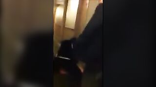 Flashing And Flaunting: caught pumping in hotel hallway