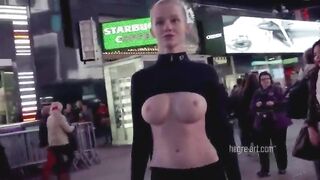 New York City Topless Walk - Flashing And Flaunting
