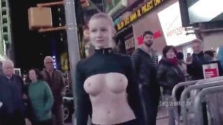 Flashing And Flaunting: Fresh York Town Topless Walk