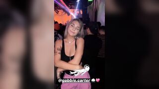 Cute Gabbie dancing in the club - Gabbie Carter