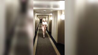 Flashing And Flaunting: Naked Hotel Walk