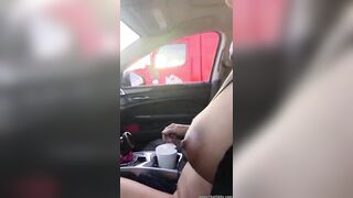 trucker jerks off looking at naked driver