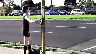 streaking at the traffic lights - Flashing And Flaunting