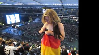 Flashing Gals: German Woman, From the Top Row
