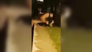 drunk Nubiles Caught in Party outside