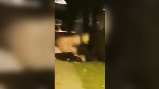 Flubbing Boners: Drunk Nubiles Caught in Party outside