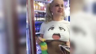 Flubbing Boners: Sexy golden-haired getting nasty in the gas station!