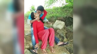 Indian Couple Outdoor kissing clips 2019