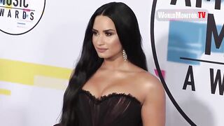 Demi Lovato - American Music Awards Red Carpet - Graceful Celebrities