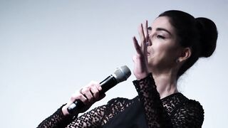 Graceful Celebrities: Sarah Silverman giving a speech at TIFF