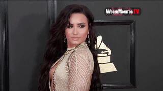 Demi Lovato - Grammy Awards Red carpet - Graceful Celebrities