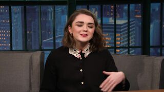 maisie Williams - Late Night with Seth Meyers