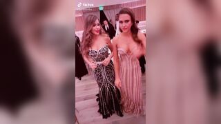 Graceful Celebrities: Sofia Vergara  Jessica Alba dancing at the Vanity Fair Oscar Party 2020