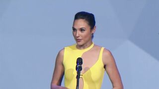 gal Gadot nervous on stage