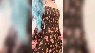Small titty disclose in my sundress