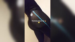 Gals in Yoga Panties: Butt Pump
