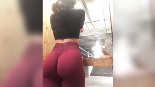 Gals in Yoga Panties: Guns and cheeks