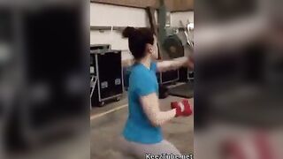 Gals in Yoga Panties: Daisy Ridley training for Star Wars Ep. VII