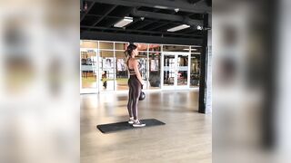 Gals in Yoga Panties: Working Out