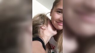 Cute girls kissing - Girls Kissing