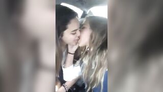 Gals Giving a kiss: Being Naive Turns Ardent And Ends With Smiles
