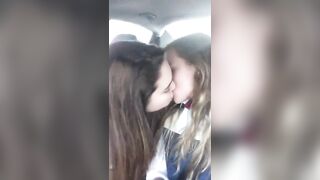 Need to know the back story - Girls Kissing