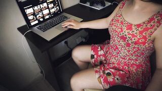 Working from home - who's with me? - Girls Watching Porn