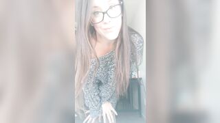 Showing off what's underneath my sweater :D - Girls with Glasses
