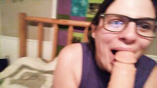 Gals with Glasses: Unfathomable mouth cute smile