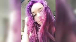 Gals with Neon Hair: Lost in the purple haze ??