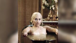 Emilia Clarke naked slo-mo Gfy - Goddesses