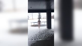un in the snow.... Who would cum join me?