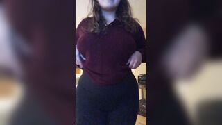 Gone Wild Fat: When your daddy leaves the abode to pick up groceries you make gifs for reddit!