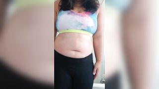 Getting out of my workout clothes - Gone Wild Curvy
